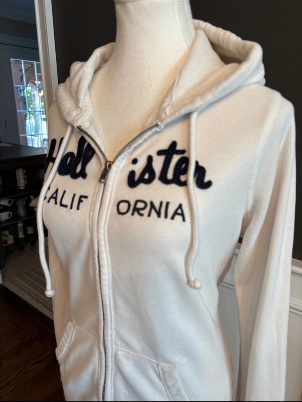 Hollister Hooded Zip-Up Sweatshirt